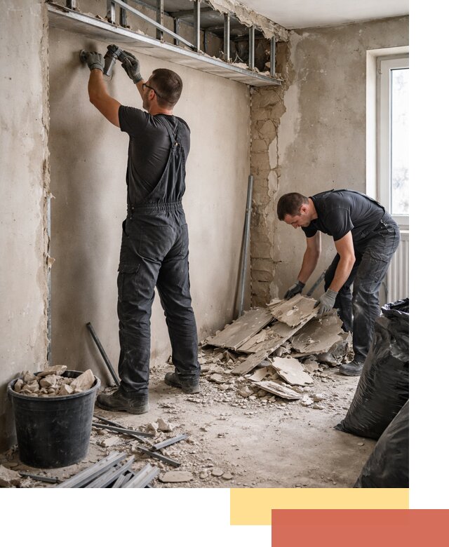 Демонтаж короба из гипсокартона в Жигулевске быстро и аккуратно