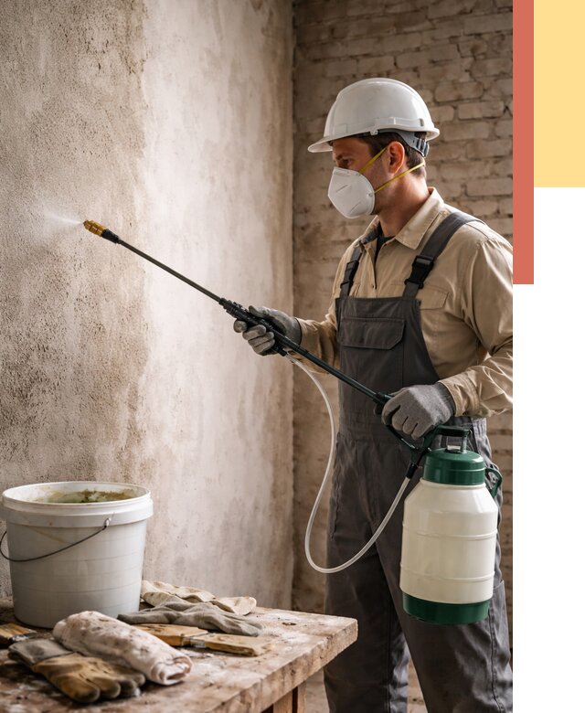 Антисептическая обработка стен в Жигулевске от 1214 руб. — быстро и недорого | ОТДЕЛОЧНИК-Жгл