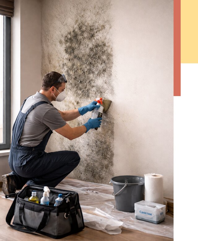 Удаление плесени со стен в Жигулевске от 2176 руб. — быстро и недорого | ОТДЕЛОЧНИК-Жгл