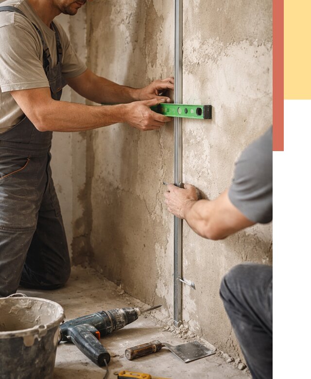 Установка штукатурных маяков в Жигулевске от 7083 руб. — быстро и недорого | ОТДЕЛОЧНИК-Жгл