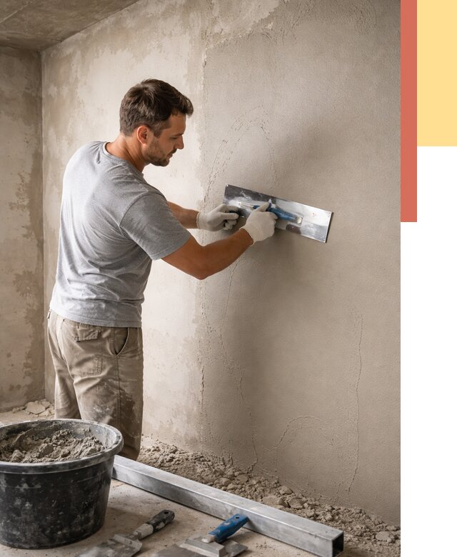 Штукатурка стен без маяков в Жигулевске от 7286 руб/м2 — услуги и цена | ОТДЕЛОЧНИК-Жгл