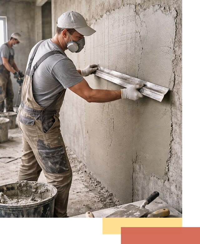 Штукатурка бетонных стен в Жигулевске качественно и долговечно