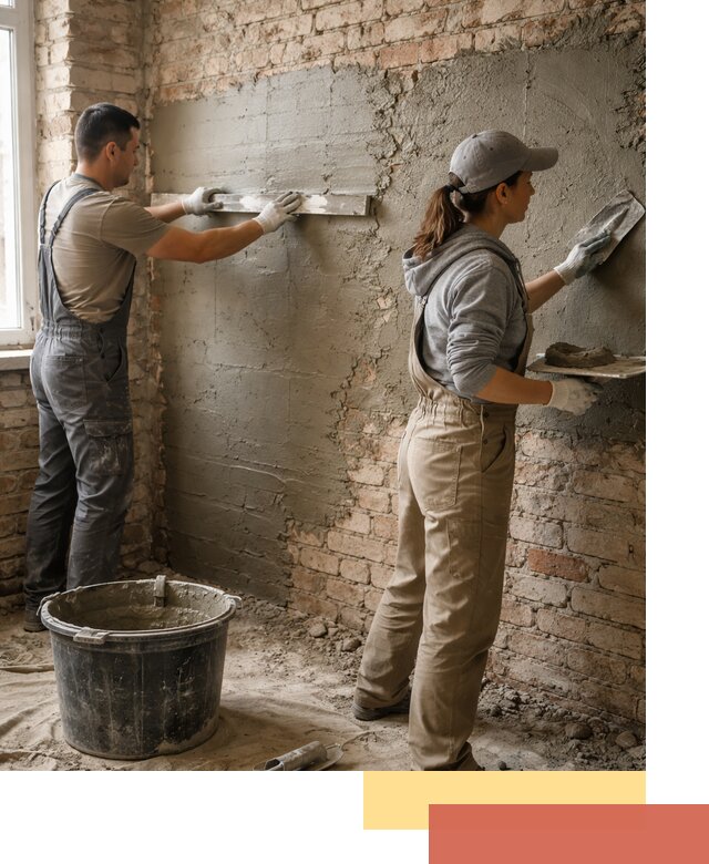 Штукатурка кирпичных стен в Жигулевске — качественно и надежно