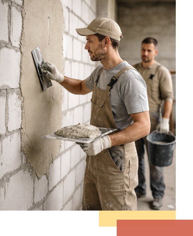 Штукатурка стен из газобетона в Жигулевске под ключ