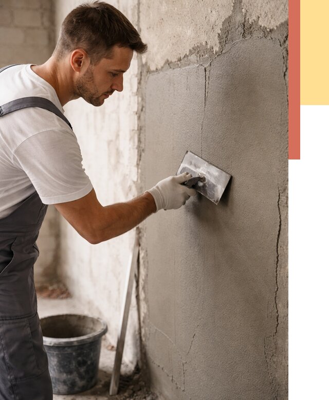 Штукатурка стен под плитку в Жигулевске от 4250 руб./м2 — выравнивание под плитку | ОТДЕЛОЧНИК-Жгл