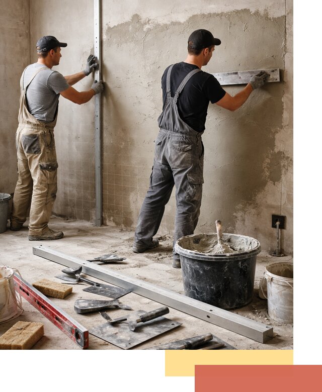 Профессиональная штукатурка стен под плитку в Жигулевске