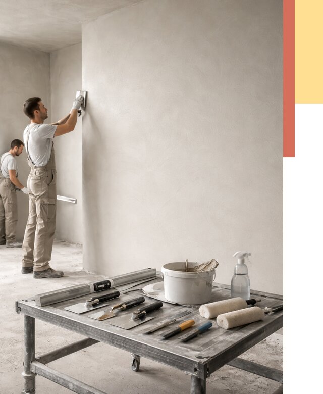 Штукатурка стен под покраску в Жигулевске от 4554 руб./м² — качественно и недорого | ОТДЕЛОЧНИК-Жгл