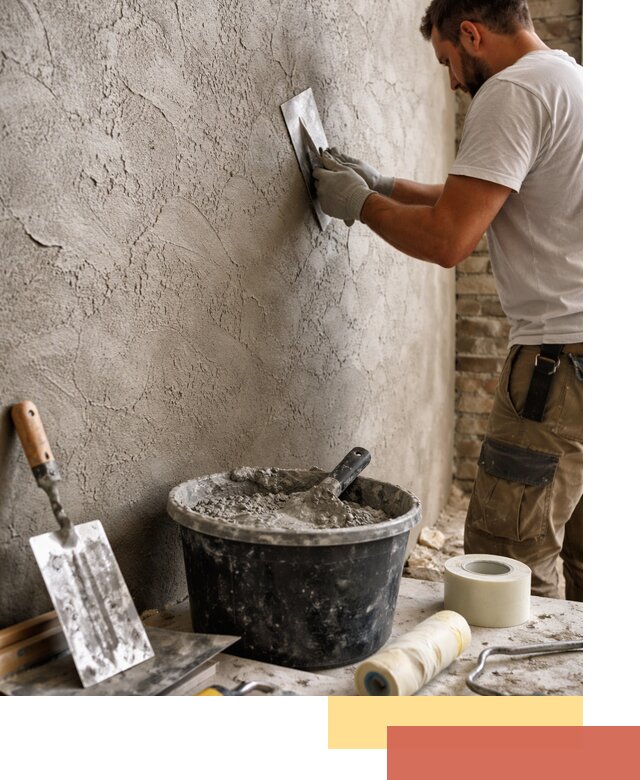 Декоративная штукатурка лофт в Жигулевске — отделка стен и потолков