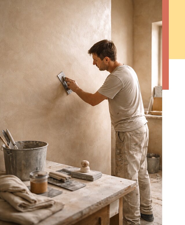 Марокканская штукатурка таделакт в Жигулевске под ключ от 4250 руб. | ОТДЕЛОЧНИК-Жгл