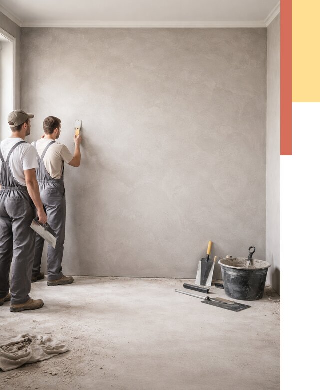 Микробетон на стены в Жигулевске от 1265 руб. — нанесение и отделка | ОТДЕЛОЧНИК-Жгл