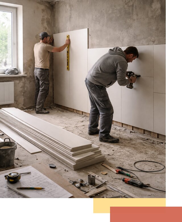 Монтаж ПВХ панелей на стены в Жигулевске качественно и быстро