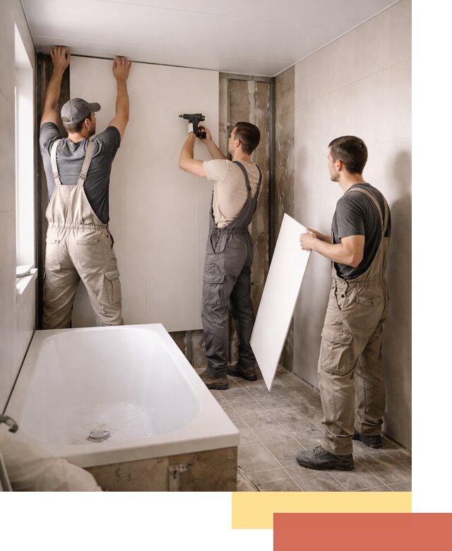 Отделка ванной панели ПВХ профессионально в Жигулевске