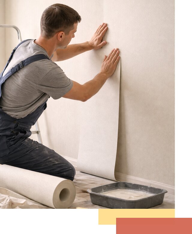 Поклейка флизелиновых обоев в Жигулевске качественно и быстро