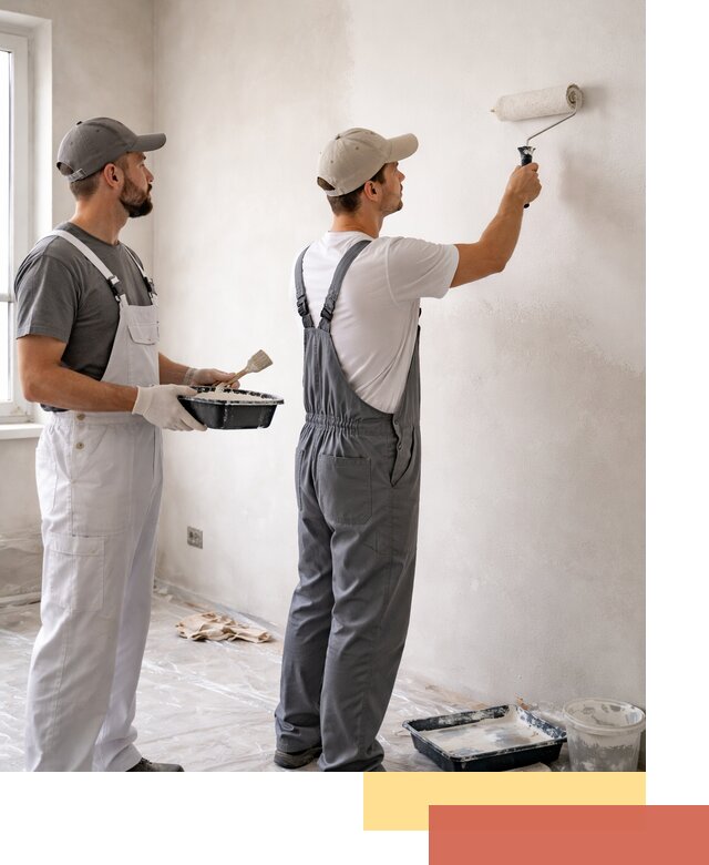 Покраска стен водоэмульсионной краской в Жигулевске