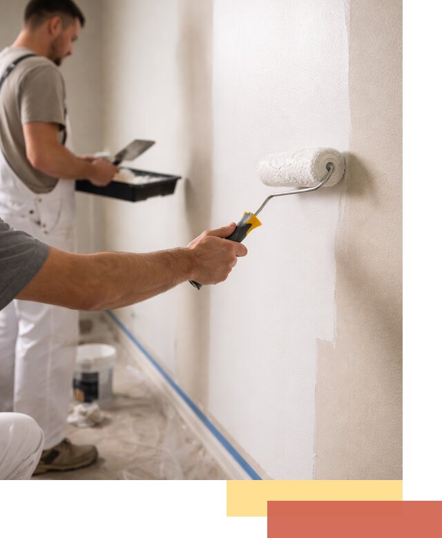 Покраска стен акриловой краской профессионально в Жигулевске