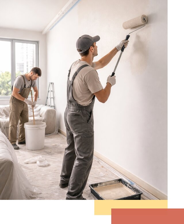 Покраска стен в офисе в Жигулевске — быстрый и качественный ремонт