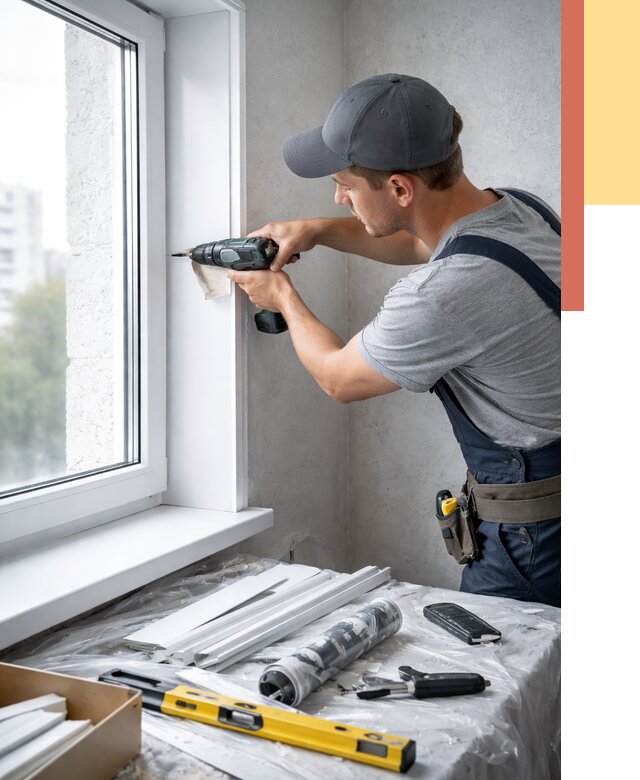 Установка пластиковых откосов в Жигулевске от 2277 руб. | ОТДЕЛОЧНИК-Жгл монтаж, быстро и недорого