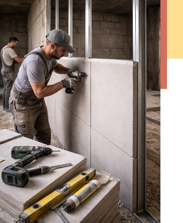 Кладка влагостойких перегородок ПГП в Жигулевске от 1214 руб. под ключ | ОТДЕЛОЧНИК-Жгл