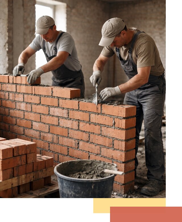 Кладка кирпичных перегородок под ключ в Жигулевске