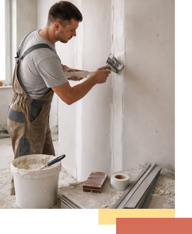 Шпаклевка перегородок из гипсокартона в Жигулевске качественно и быстро