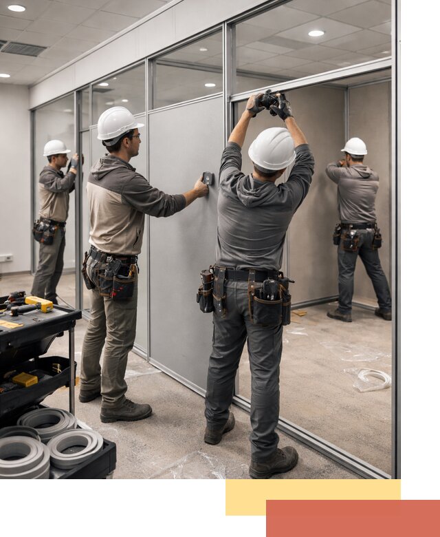 Мобильные офисные перегородки под ключ в Жигулевске