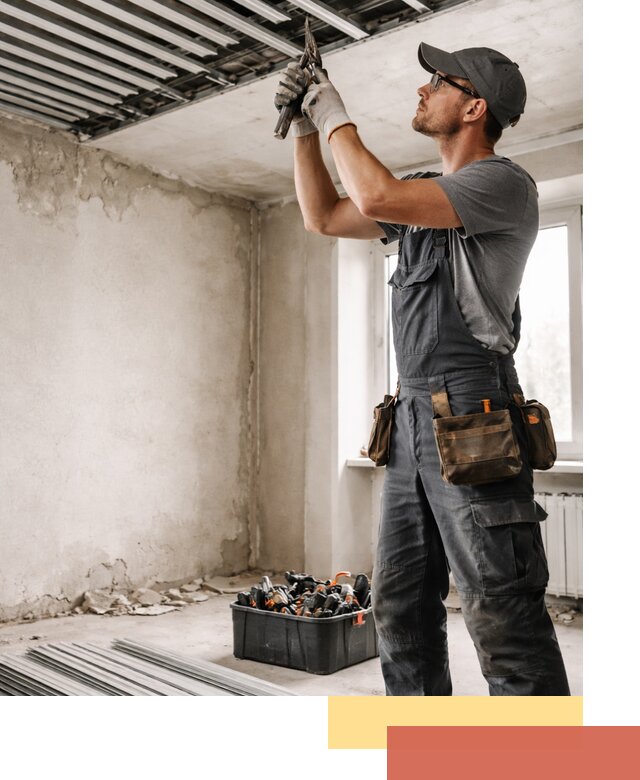 Демонтаж реечного потолка в Жигулевске быстро и аккуратно