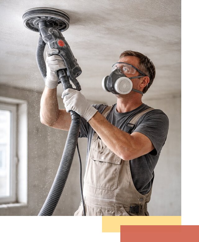 Шлифовка потолка в Жигулевске — качественная подготовка под отделку