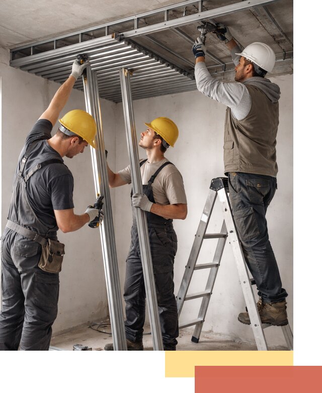 Монтаж реечного потолка под ключ в Жигулевске