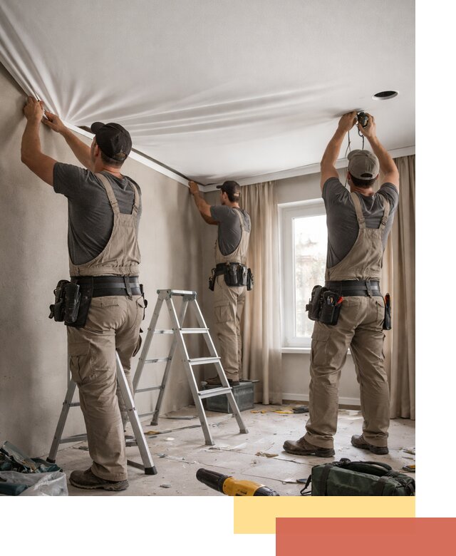 Монтаж матового натяжного потолка в Жигулевске качественно и быстро