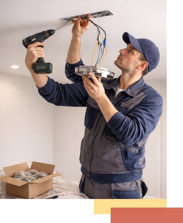 Установка люстры в натяжной потолок в Жигулевске