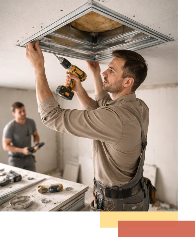 Монтаж люка в потолок из ГКЛ в Жигулевске