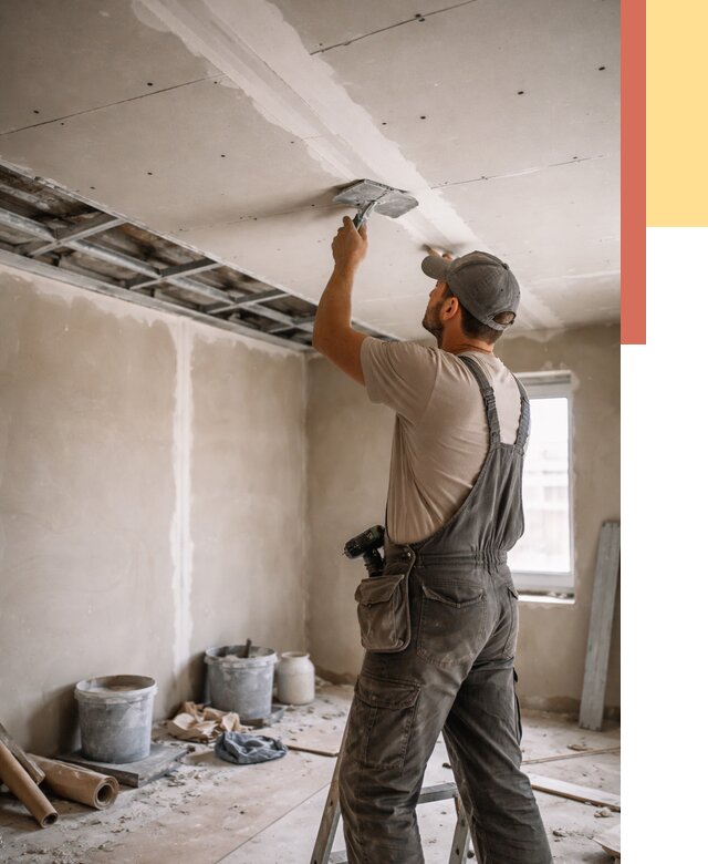 Ремонт потолка из гипсокартона в Жигулевске от 658 руб./м² — быстро и недорого | ОТДЕЛОЧНИК-Жгл