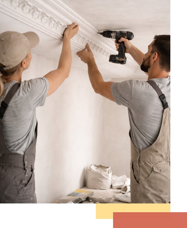 Профессиональный монтаж лепнины на потолок в Жигулевске